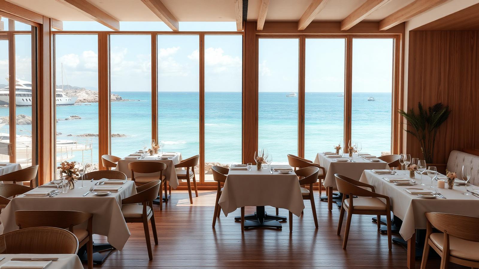 Resto Lounge Atea terrace overlooking the Ionian Sea at sunset